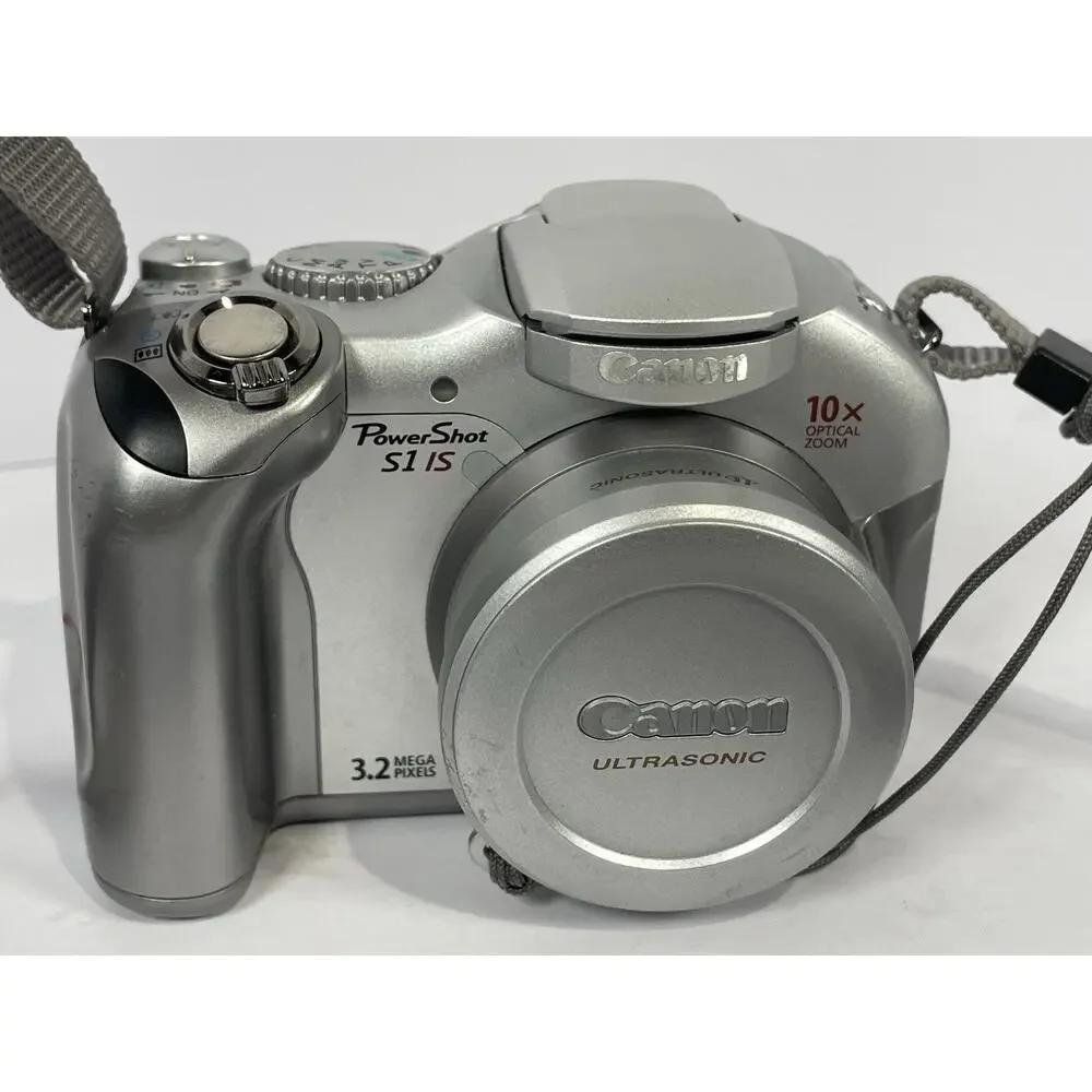Canon PowerShot S1 IS 3.2MP Digital Camera - Silver
